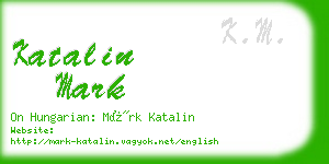 katalin mark business card